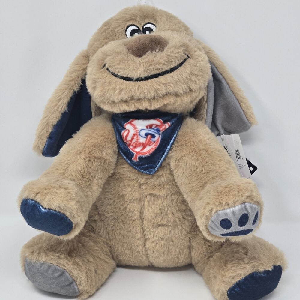 New York Yankees Floppy Ear Stuffed Plush Dog MLB Team Logo Soft Toy foco